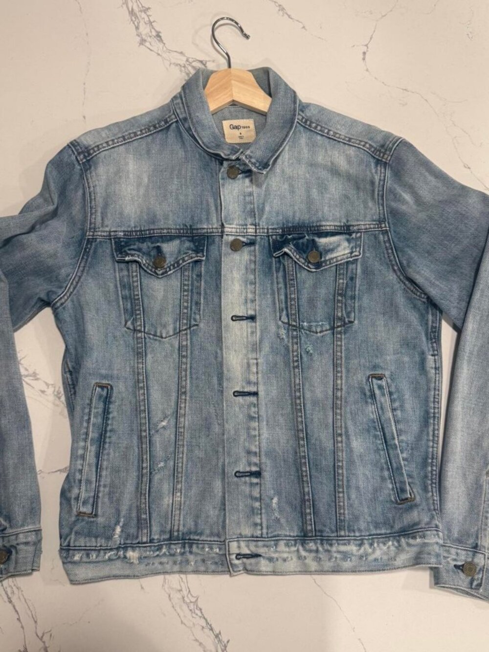 Gap 1969 Men's Blue Denim Jacket — Size S